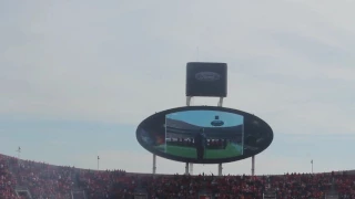 A-10 Warthogs flyover at Arrowhead Stadium 11/6/16