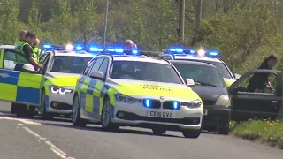 STOLEN CAR CHASE *TPAC* & Police cars responding to pursuit!