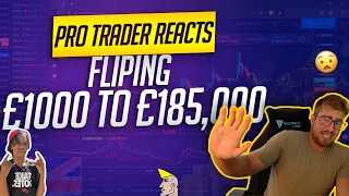 Professional Trader Reacts: 17 year old forex trader turns £1000 into £185,000 in 1 week