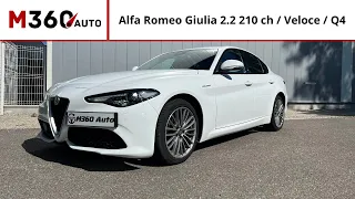 (Présentation) Alfa Romeo Giulia 2.2 210 ch / Veloce / Q4 / AT8
