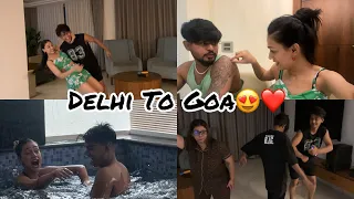 Yeh Saare Pagal Hogaye Hai Goa Aa Kar😂😍 Vishal Or Mera Dance❤️ || GOA || DAY 1