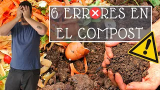 6 ERRORES más habituales con el COMPOST casero 🪴