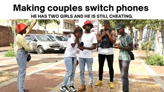 NiyaThembana Na? Ep 70 Making couples switch phones| jozi | Johannesburg CBD