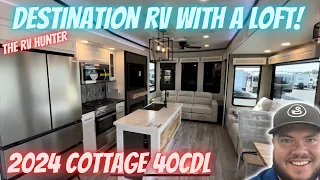 2024 Cottage 40CDL | Destination RV with a loft / Hidden Pantry!