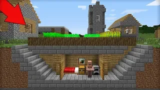 ВСЁ ЭТО ВРЕМЯ ДЕРЕВЕНСКИЙ ЖИТЕЛЬ ЖИЛ ПОД МОИМ ОГОРОДОМ В МАЙНКРАФТ | Компот Minecraft