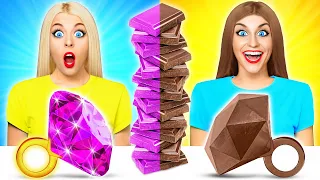 Sfida Del Cibo Di Cioccolato vs Cibo Vero #3 da Multi DO Fun