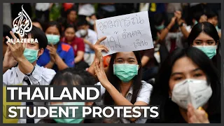 Thai student protests flare over opposition party ban