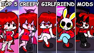 Top 5 Creepy Girlfriend Mods - Friday Night Funkin'