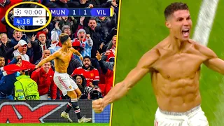 5 مباريات أنقذ فيها كريستيانو رونالدو مانشستر يونايتد من الخسارة 2022 ◀ تعليق عربي