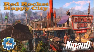 Fallout 4 - Red Rocket Happy City  (Fallout 4 Sim Settlements 2 City Plan)