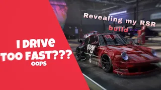 I DRIVE TOO FAST?? | the cars dont spawn lol | RSR Build Revealed | NFS Heat