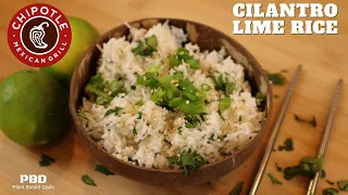 InstantPot Cilantro Lime Rice Recipe | Chipotle's Official Cilantro Lime Rice Recipe | Oil Free