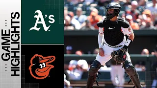 Athletics vs. Orioles Game Highlights (4/13/23) | MLB Highlights