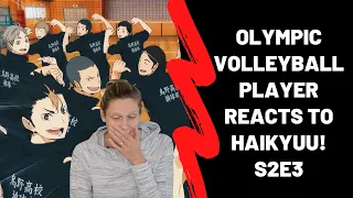 Olympic Volleyball Player Reacts to Haikyuu!! S2E3: "Townsperson B"