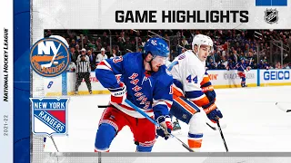 Islanders @ Rangers 3/17 | NHL Highlights 2022