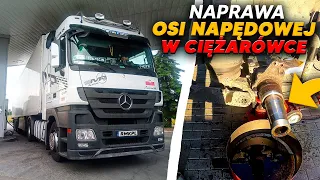 Naprawa osi napędowej w ciężarówce🚚  Hamulce + uszczelniacze I Serwis RMK I