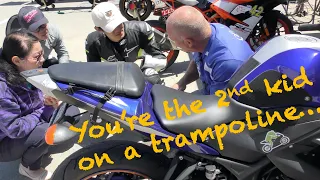 2 Clicks Out: Yamaha R3 stock vs upgraded Suspension Setups Intro