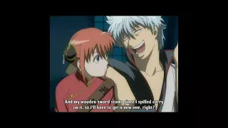 Gintama Gintoki Wooden Sword get broken first time