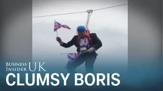 London Mayor Boris Johnson's clumsiest moments