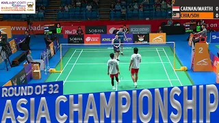 Leo Rolly CARNANDO/Daniel MARTHIN vs Aaron CHIA/SOH Wooi Yik Badminton Asia Championships 2023 R-32