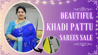 Khadi Pattu Sarees Collection | Latest Sarees Online Shopping | Jabitas Choice Chunduru Sisters