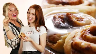 Alix Makes Cinnamon Rolls With Madelaine Petsch