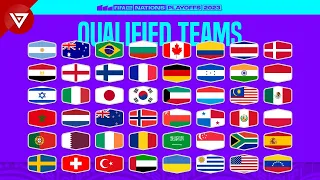 FIFAe Nations Playoffs 2023 All Qualified Teams