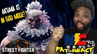 Street Fighter 6 Akuma Gameplay Trailer REACTION!!! -The Fat REACT!