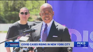 COVID cases rising in New York City