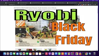 Ryobi Tools Black Friday Deals at The Home Depot / In Store & Online