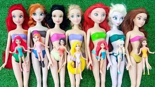 ASMR 5 MYSTERY SURPRISES Disney Princess Miniature Dolls Satisfying Unboxing NO Talking Video DIY