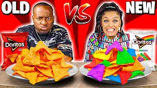 NEW VS OLD FOOD CHALLENGE!!