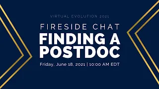 Fireside Chat: Finding a Postdoc