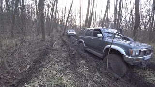 Off-road Niva-Uaz-4Runner-Cherokee-L200 лайтовая  покатушка пошла не по плану!