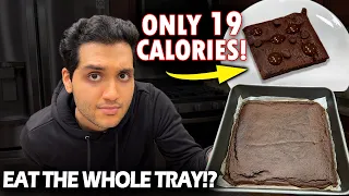 19 CALORIE FUDGEY BROWNIES | LOW CALORIE & HEALTHY