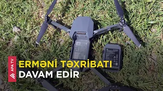 Ermənistan silahlı qüvvələrinə məxsus kvadrokopter zərərsizləşdirilib – APA TV