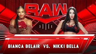 Bianca Belair VS Nikki Bella | WWE Raw