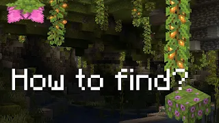 How to Find and Explore the Lush Caves! [1.17 Caves and Cliffs]