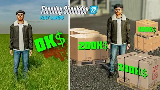 Выживаю ЕЩЕ НЕСКОЛЬКО ЛЕТ на плоской карте Farming Simulator 22