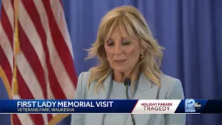 First Lady Waukesha Memorial Visit