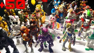 ALL OF MY 50+ CUSTOM FNAF FIGURES 2017-2024