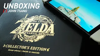 Zelda Tears of the Kingdom - Collector's Edition | ASMR Unboxing