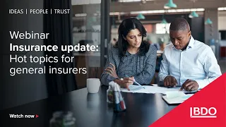 Insurance sector update| BDO Financial Services Webinar | April 2024