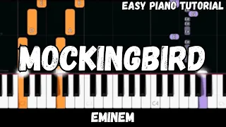 Eminem - Mockingbird (Easy Piano Tutorial)