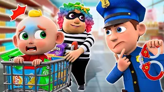 Stranger At Grocery Store 🛒 | Call 911 👮✨🚨 | NEW Kid Song & Safety Tips for Kids