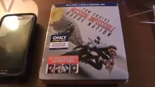 Mission Impossible: Rogue Nation Best Buy Exclusive Blu-Ray Steelbook Unboxing