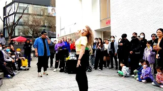 [STREET ARTIST] BLACK MIST:ANASTASIIA. HONGDAE BUSKING (TAIL). 230325.