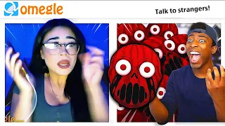 Scaring People with JUMPSCARES on Omegle (FREAKOUT)