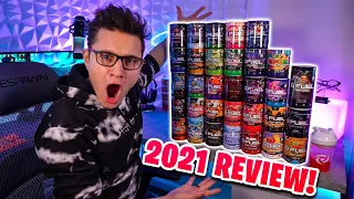 2021 GFUEL Recap! - Every Flavor Released In 2021 & My Favorites!