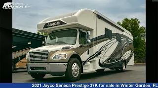 Phenomenal 2021 Jayco Seneca Prestige Class C RV For Sale in Winter Garden, FL | RVUSA.com